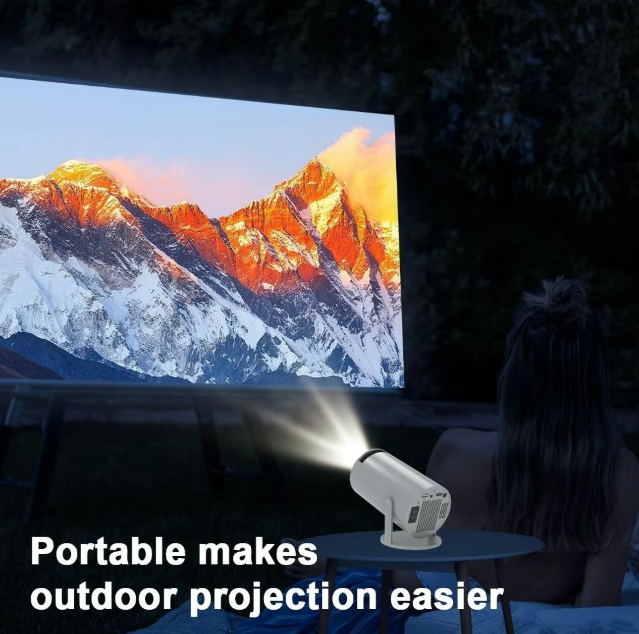 Lumora Portable Android Projector | Stream Shows & Movies in HD